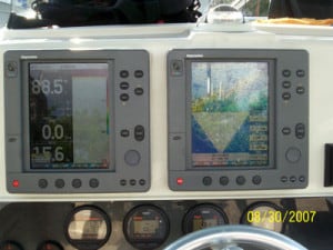 Marathon fishing charter boat electronics