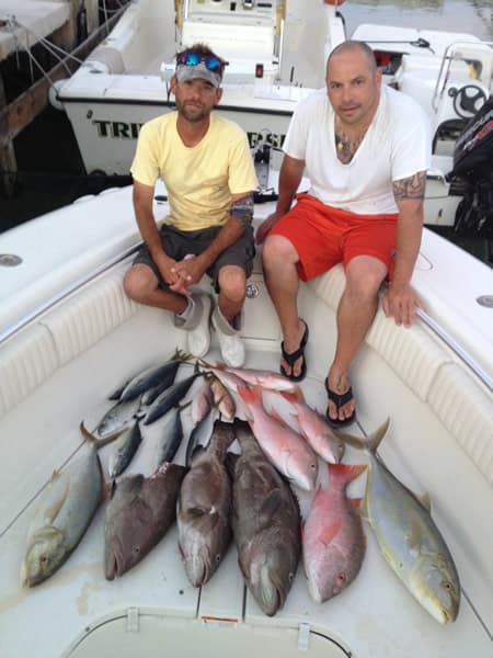 Fish caught on June fishing charter in Marathon FL for report