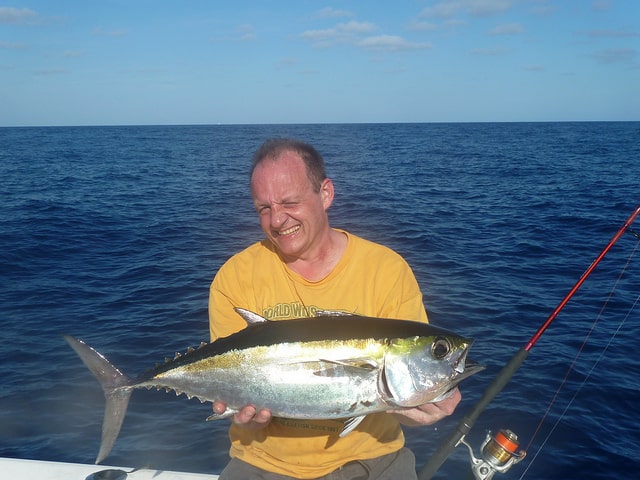 blackfin tuna fishing charter in Marathon FL at the Hump