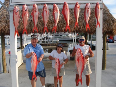 offshore fishing trip deep dropping in Marathon